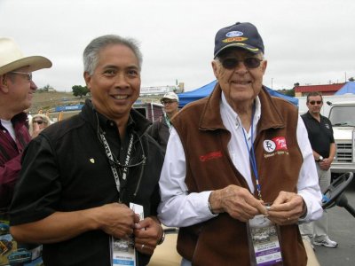 Earl Castillo and Carroll Shelby at Monterey Historics 2011 #2.jpg