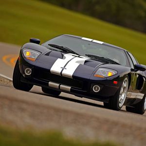 2005 Ford GT FA Blue Track