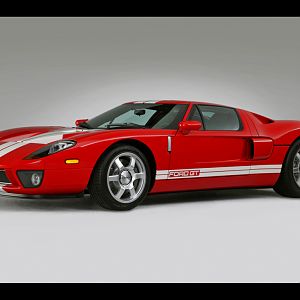 2005 Ford GT Red Studio