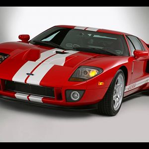 2005 Ford GT Red Studio