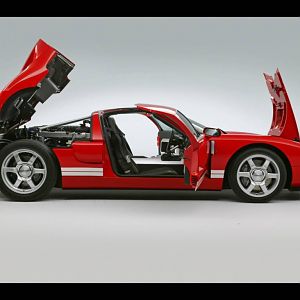 2005 Ford GT Red Side Doors Open