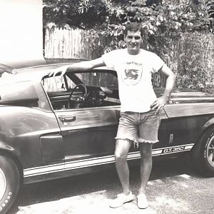 Bill Kuers and his GT350 in 1968