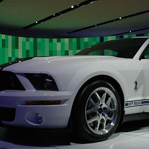 NAIAS 2006 White 2007 GT500