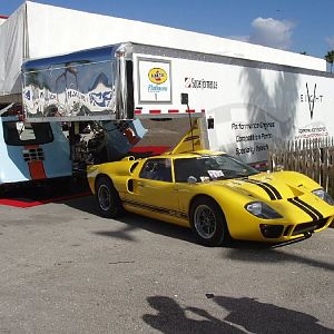 Superformance/Roush display at Barrett-Jackson Palm Beach