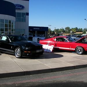 The First Production G.T. 500 And A 2007 GT 500