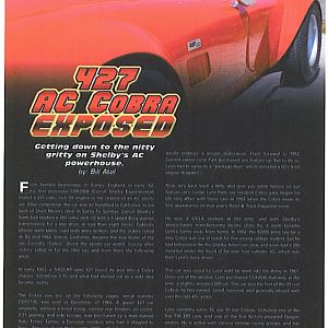 427 Cobra Exposed