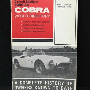 Cobra World Directory 1973