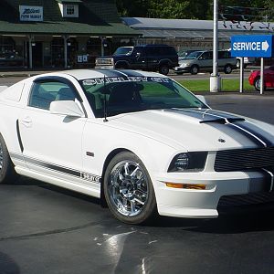 The Shelby GT after it was customized!