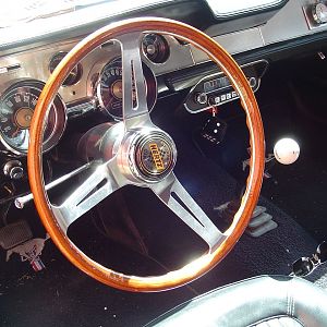 Les Leston steering wheel