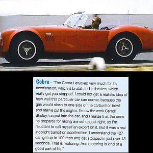 McQueen & the 427 Cobra