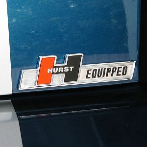 Hurst Equipped Emblem On Trunk Lid