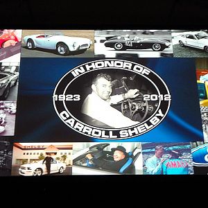 Carroll Shelby Memorial - In Honor of Carroll Shelby