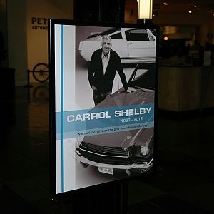 Carroll Shelby Memorial Sign