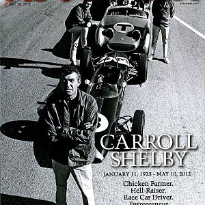 Carroll Shelby Autoweek Cover 2012