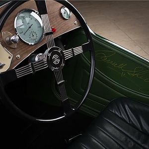 1949 MG TC Roadster Race Car Interior