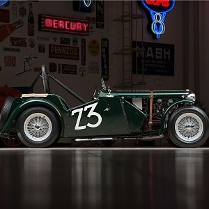 1949 MG TC Roadster Race Car Side