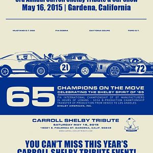 Carroll Shelby Tribute 2015