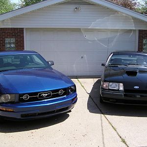 2006 Mustang V6 w/Pony Option and 1985-1/2 Mustang SVO