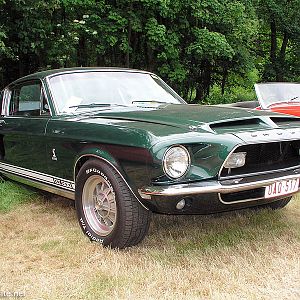 1968 Ford Shelby Mustang GT 500 green fr3q