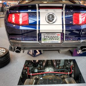 2011GT500 Super Snake - Rear Show Pic